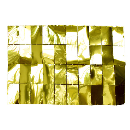 Metallic Foil Mirror Panel Backdrop, 4-Feet