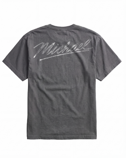 Michael Poster Tee - Grey