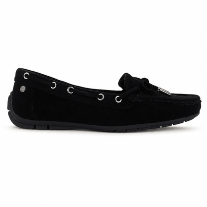Mocasin Negro Mujer Casual Chalada Nautico Chalada