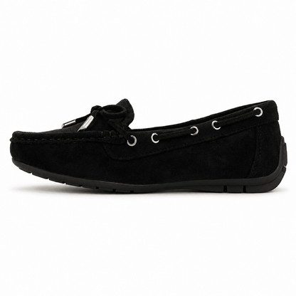 Mocasin Negro Mujer Casual Chalada Nautico Chalada