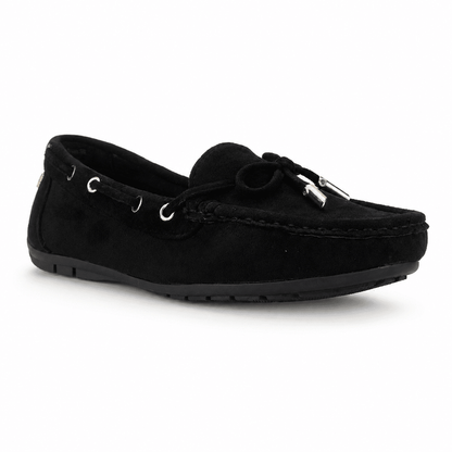 Mocasin Negro Mujer Casual Chalada Nautico Chalada