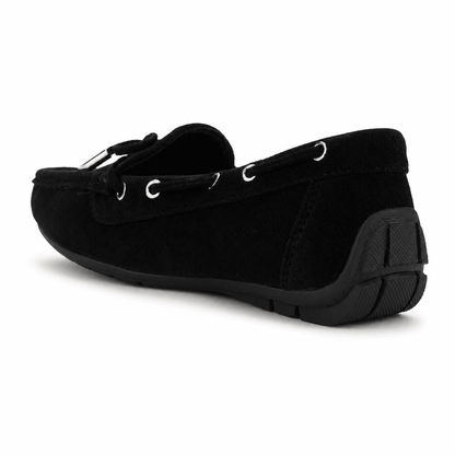 Mocasin Negro Mujer Casual Chalada Nautico Chalada