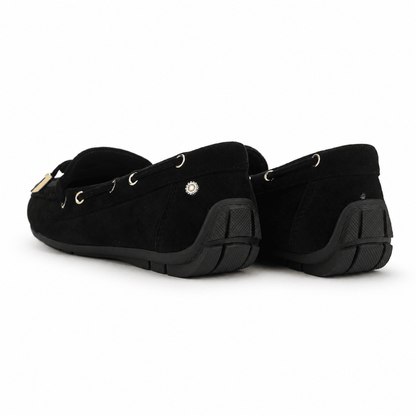 Mocasin Negro Mujer Casual Chalada Nautico Chalada