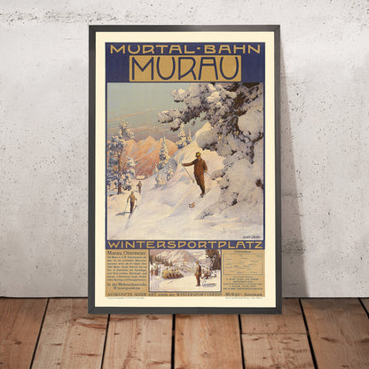 A framed image of