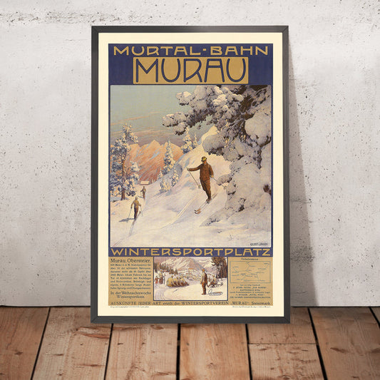 A framed image of