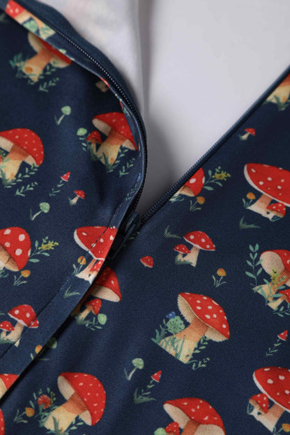 Billie Mushroom Long Sleeved Dress