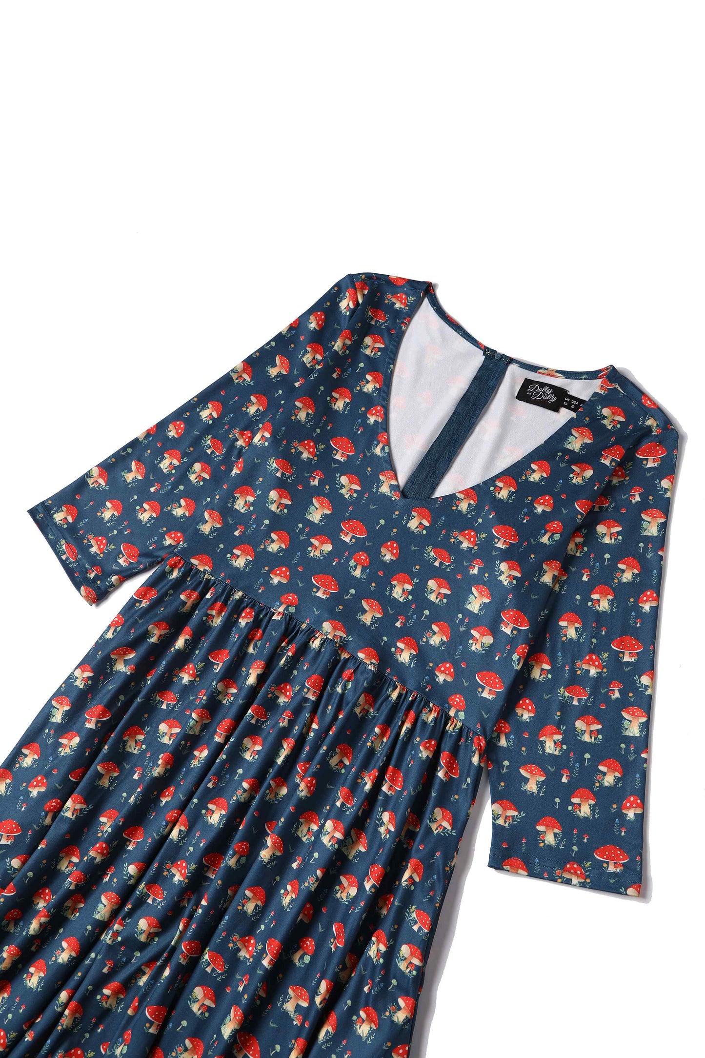Billie Mushroom Long Sleeved Dress