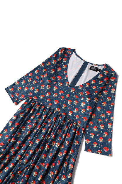 Billie Mushroom Long Sleeved Dress