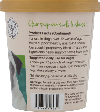 NaturVet No Scoot Dog Soft Chews 60ct