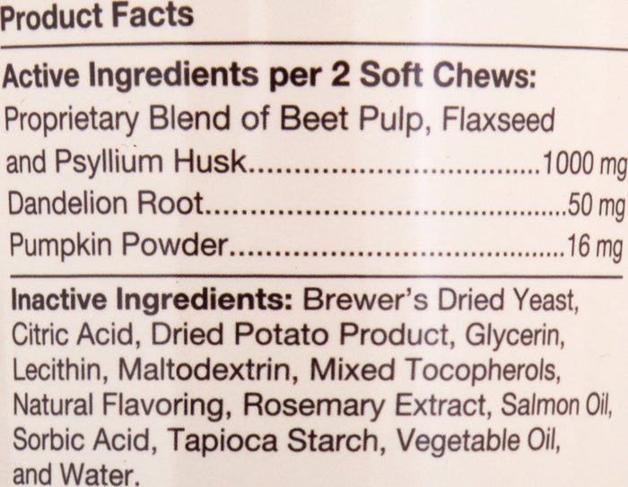 NaturVet No Scoot Dog Soft Chews 60ct