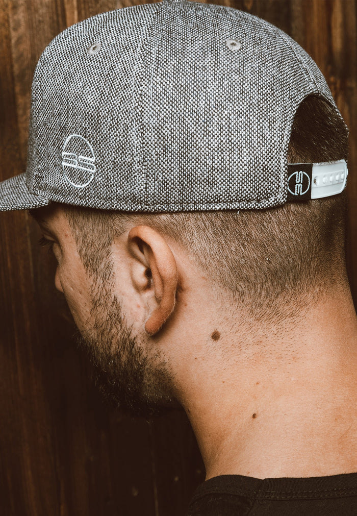 Blackskies-Nebula-Snapback-Cap-Tweed-Baseball-Hat-Violet-Model-2-1800x2600