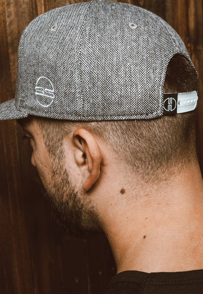 Blackskies-Nebula-Snapback-Cap-Tweed-Baseball-Hat-Violet-Model-2-1800x2600