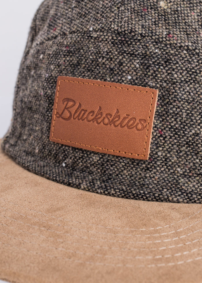 Blackskies-Obsidian-5-Panel-Hat-Beige-Brown-Back