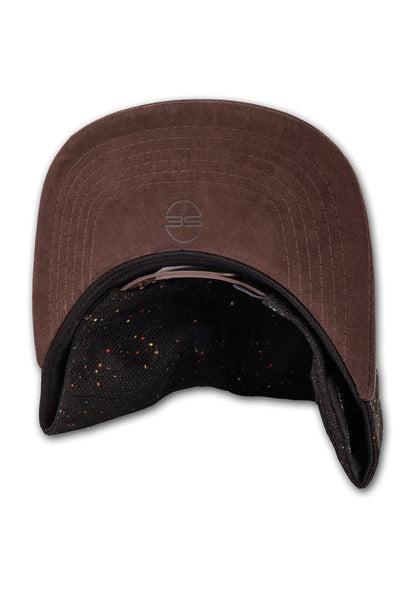 Blackskies-Obsidian-Snapback-Cap-Black-Speckle-Wool-Suede-Logo