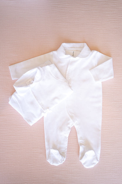 Open neck Babygrow