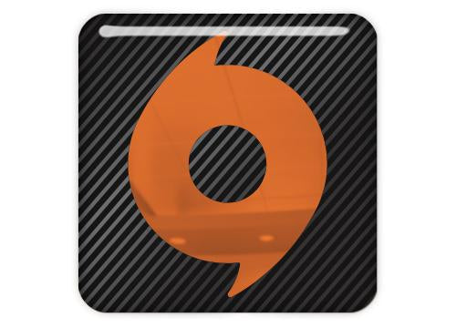 Origin by EA 1"x1" Chrome Effect Domed Case Badge / Sticker Logo