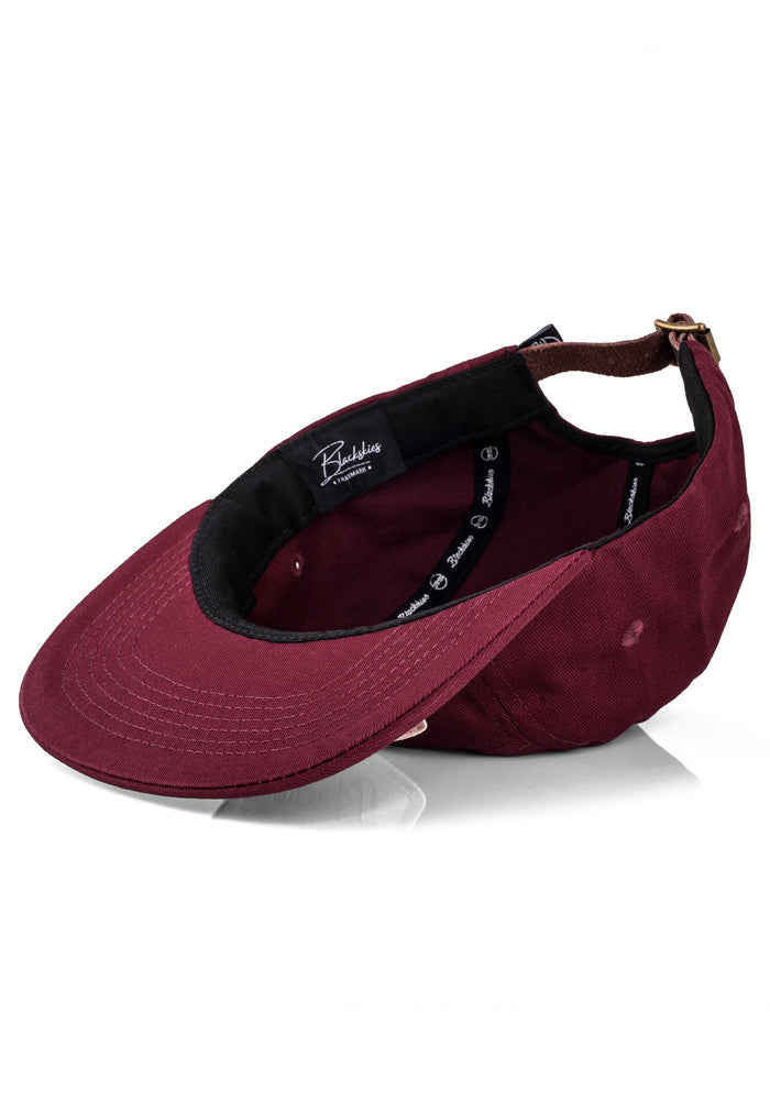 Blackskies-Oasis-5-Panel-Hat-Maroon-Flat-Brim-Surfer