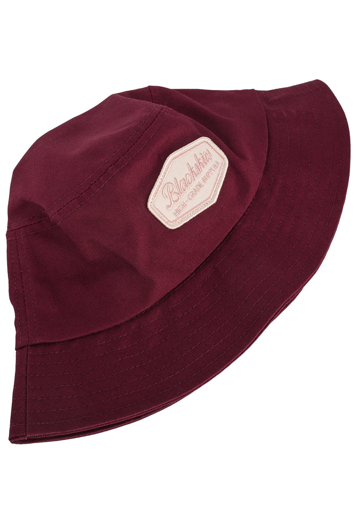 Blackskies-Oasis-Bucket-Hat-Maroon-Beige-Fisher-Hat-Bob-Flat