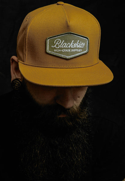 Blackskies-Oasis-Snapback-Cap-Yellow-Hat-Baseball-Model-3