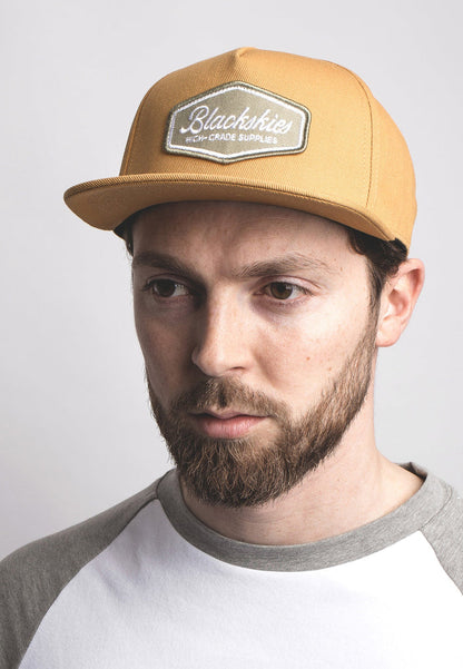 Blackskies-Oasis-Snapback-Cap-Yellow-Hat-Baseball-Model