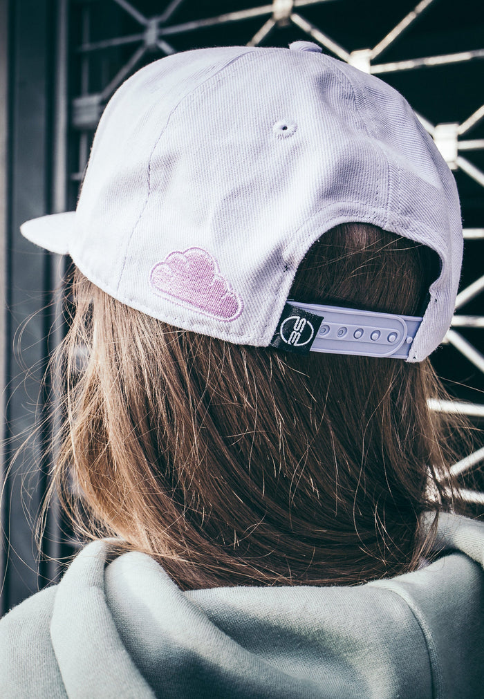 Blackskies-Oasis-Snapback-Cap-Lilac-Mint-Basecap-Hat-Lovely-Model-3