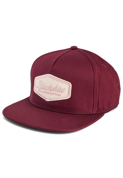 Blackskies-Oasis-Snapback-Cap-Maroon-Beige-Basecap-Hat