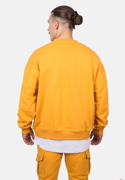 Blackskies-Unisex-Oversized-Heavyweight-Crewneck-Sweater-Mustard-Male-5
