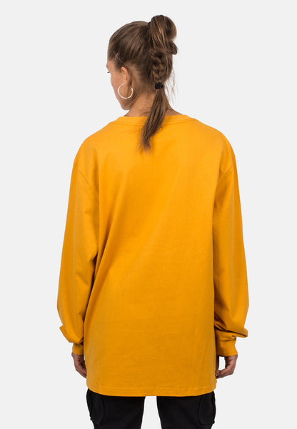 Blackskies-Unisex-Oversized-Long-Sleeve-Shirt-Mustard-Female-4