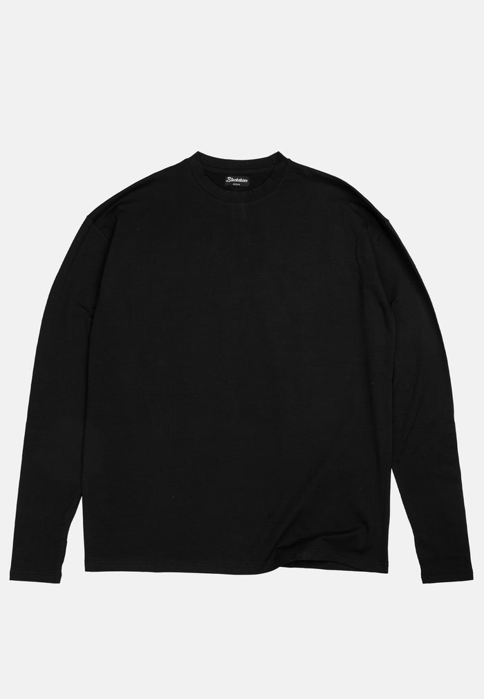 Blackskies-Oversized-Long-Sleeve-T-Shirt-Black-Men-Model-6