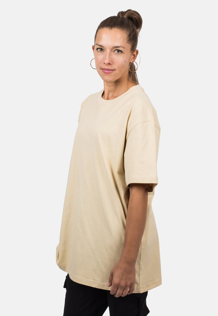Blackskies-Unisex-Oversized-T-Shirt-Sand-Female-5