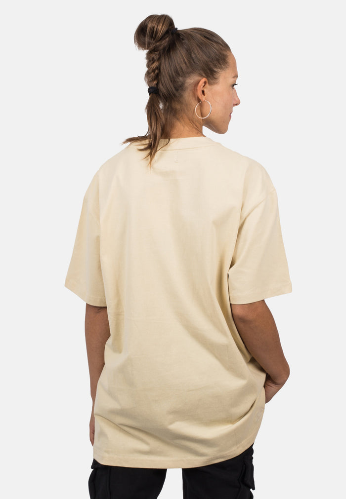 Blackskies-Unisex-Oversized-T-Shirt-Sand-Female-4