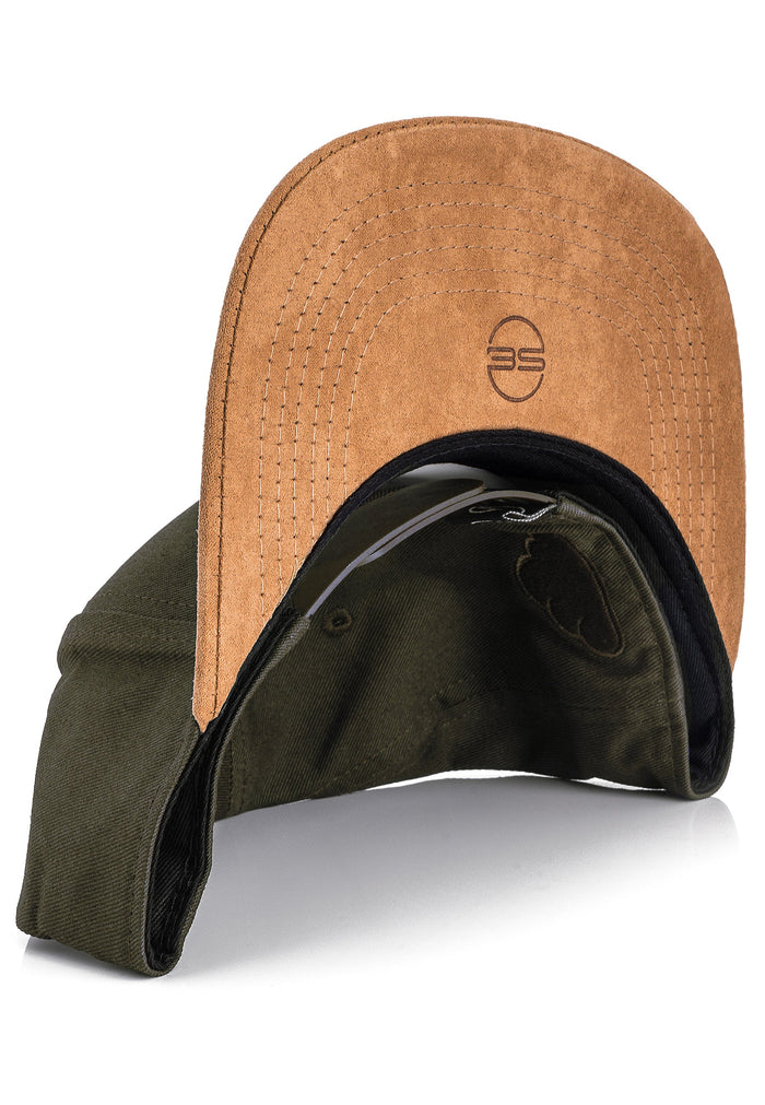 Blackskies-Pathfinder-Snapback-Cap-Olive-Beige-Brim