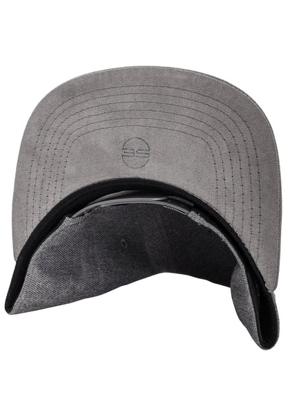 Blackskies-Port-Angeles-Snapback-Cap-Grey-Suede-Brim-Logo