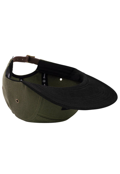 Port-Louis-5-Panel-Cap-Olive-Suede-Bottom