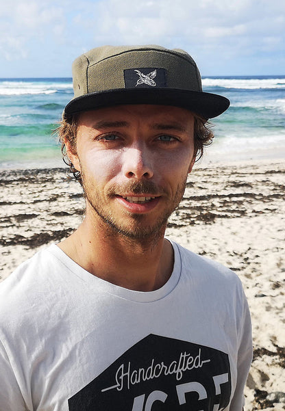 Blackskies-Port-Louis-5-Panel-Cap-Green-Black-Suede-1x1