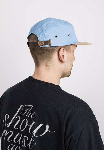 Blackskies-Port-St-Lucie-5-Panel-Cap-Hat-Light-Blue-Pale-Pastell-Model-Back1800x2600