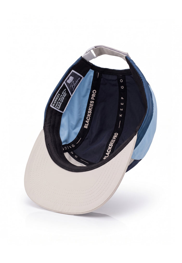 Pro Aero Running Cap Beige-Blue