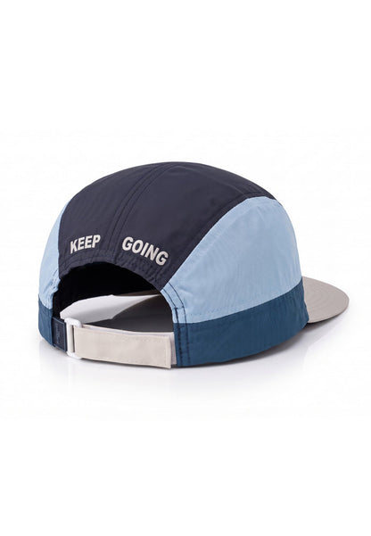 Pro Aero Running Cap Beige-Blue