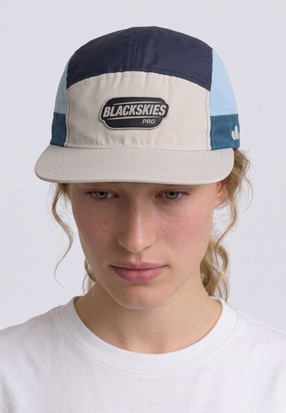 Pro Aero Running Cap Beige-Blue