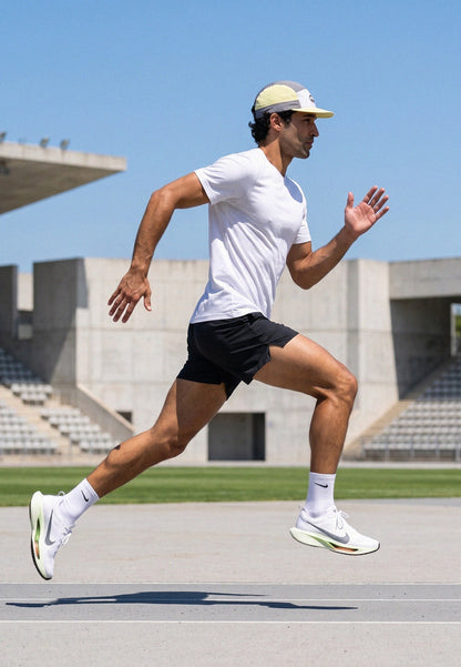 Pro Aero Running Cap Limestone-Lemon