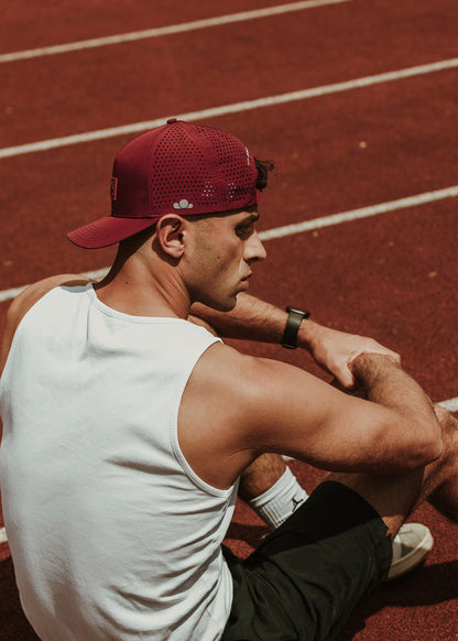 Blackskies-Pro-All-Sports-Performance-Cap-Red-Model-3