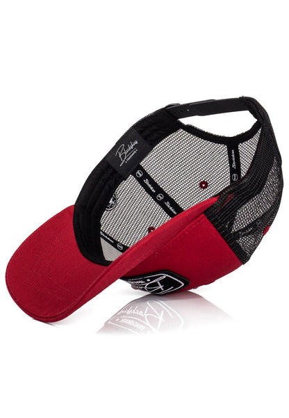 Blackskies-Razor-Baseball-Hat-Maroon-Black-Maroon-Snapback-Trucker-Mesh-Inside