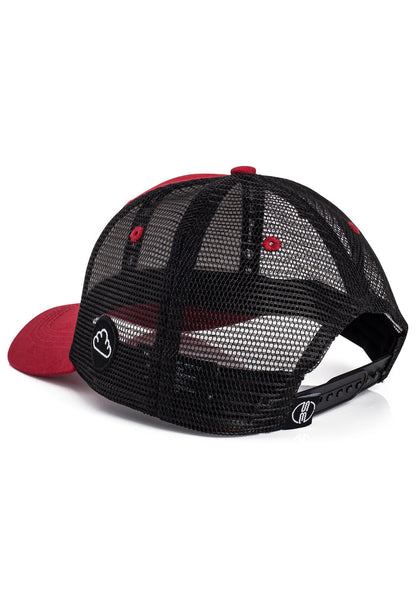 Blackskies-Razor-Baseball-Hat-Maroon-Black-Maroon-Snapback-Trucker-Mesh-Back