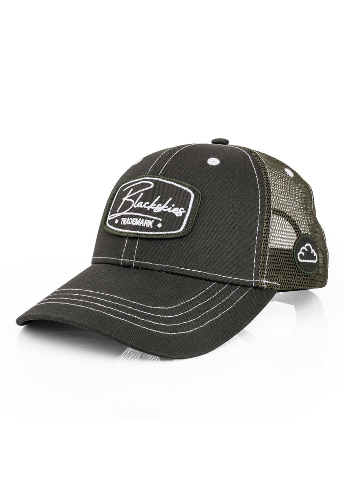 Blackskies-Race-Baseball-Cap-Green-White