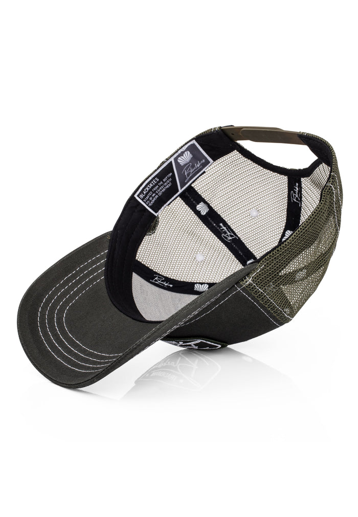 Blackskies-Race-Baseball-Cap-Green-White-6