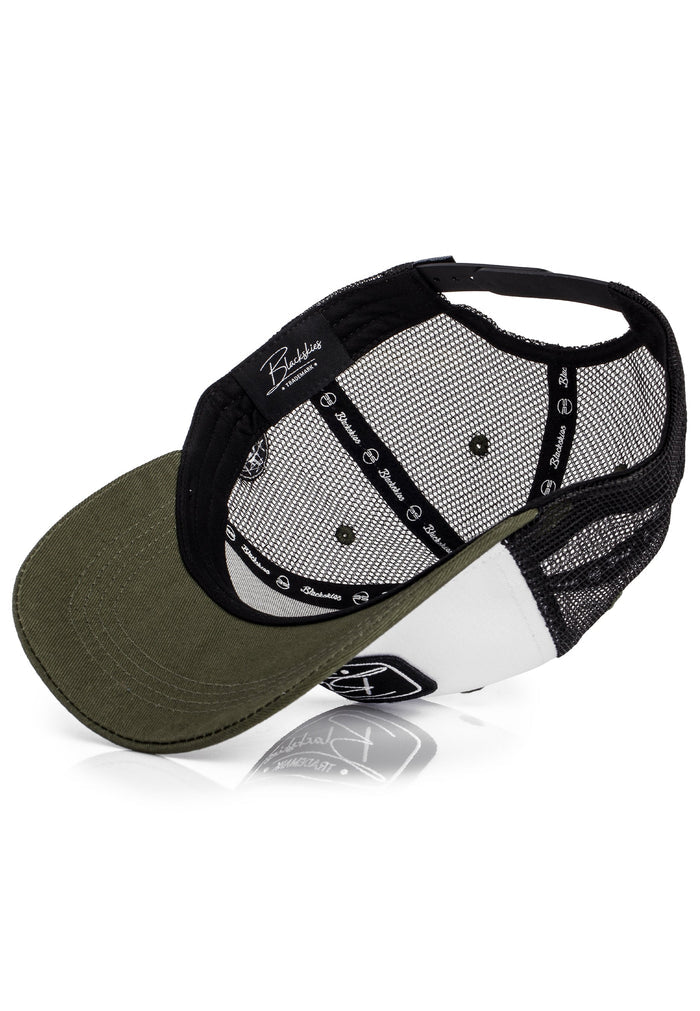 Blackskies-Razor-Baseball-Hat-White-Black-Olive-Snapback-Trucker-Mesh-Inside