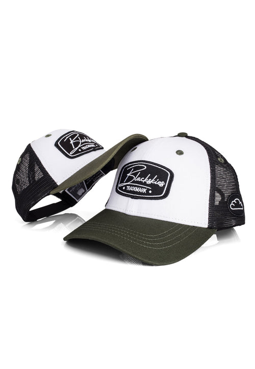 Blackskies-Race-Baseball-Kids-Cap-Olive-Black-5