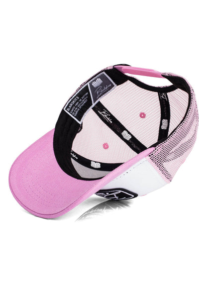 Blackskies-Race-Baseball-Cap-Kids-White-Pink-3