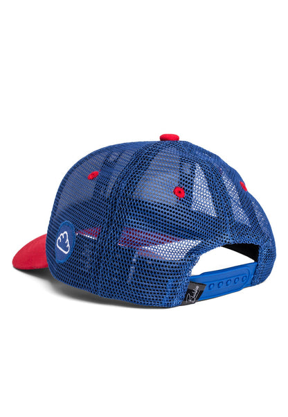 Blackskies-Race-Baseball-Cap-Kids-White-Blue-Red-3