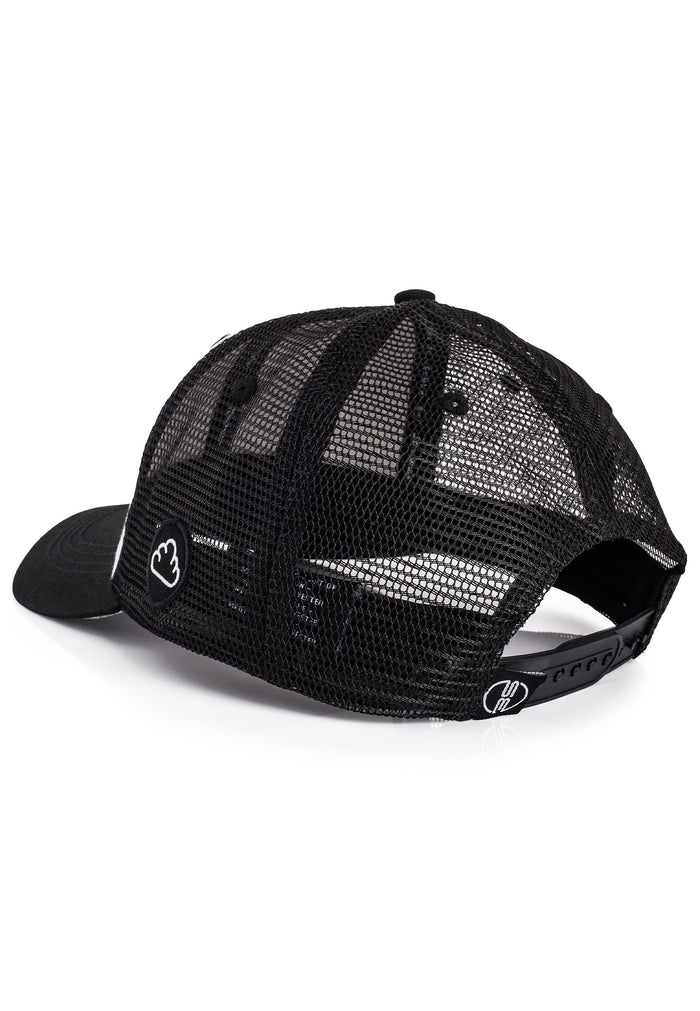 Blackskies-Razor-Baseball-Hat-White-Black-Black-Snapback-Trucker-Mesh-Back-Snap